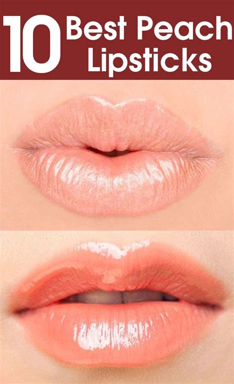 best peach lipsticks.